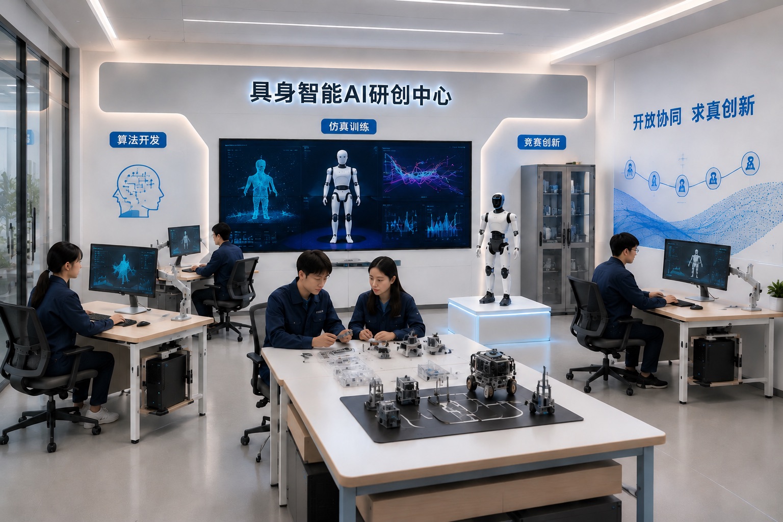 具身智能 AI 研创中心方案效果图